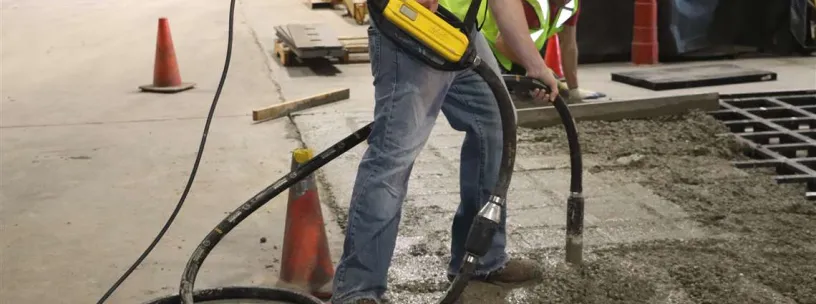 vibrador de concreto
