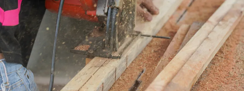 Como utilizar o guia de corte para serra circular para maior precisão?