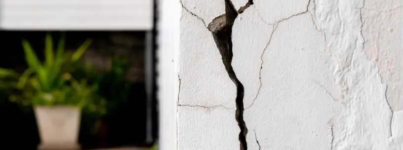 Rachadura na parede: como resolver o problema?