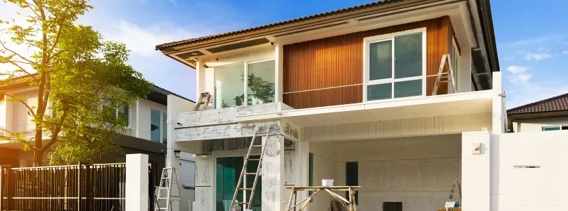 Dicas de fachadas de casas simples e bonitas  Casa do Construtor - Aluguel de equipamentos