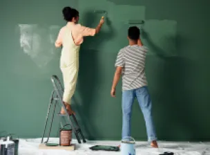 Tudo o que precisa para pintar parede!