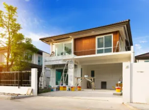 Dicas de fachadas de casas simples e bonitas  Casa do Construtor - Aluguel de equipamentos